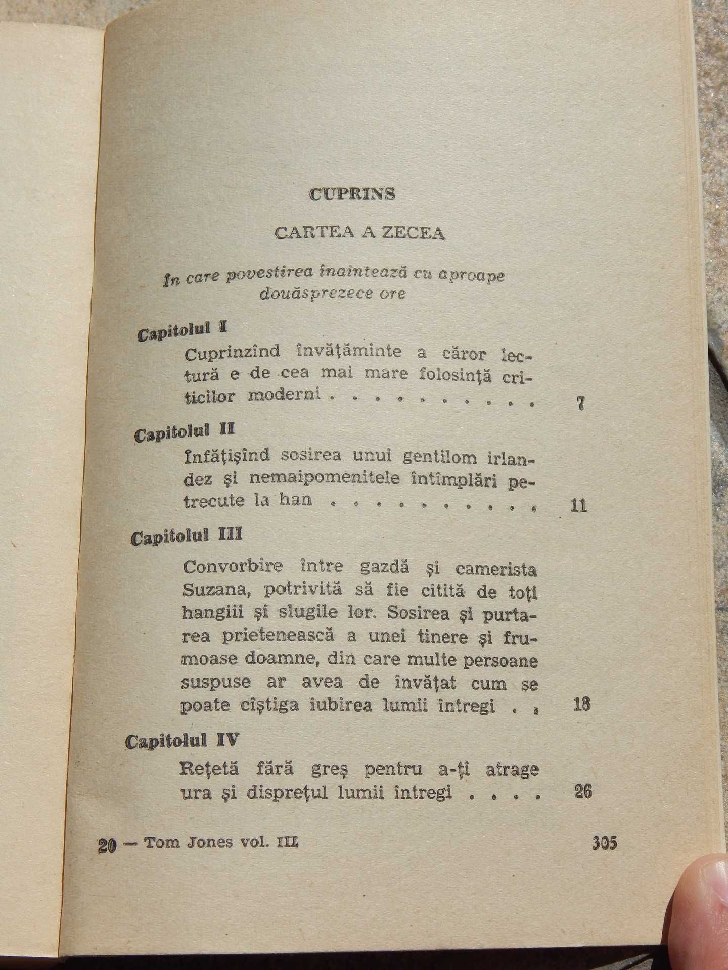 Tom Jones Henry Fielding complet 4 volume BPT 1969