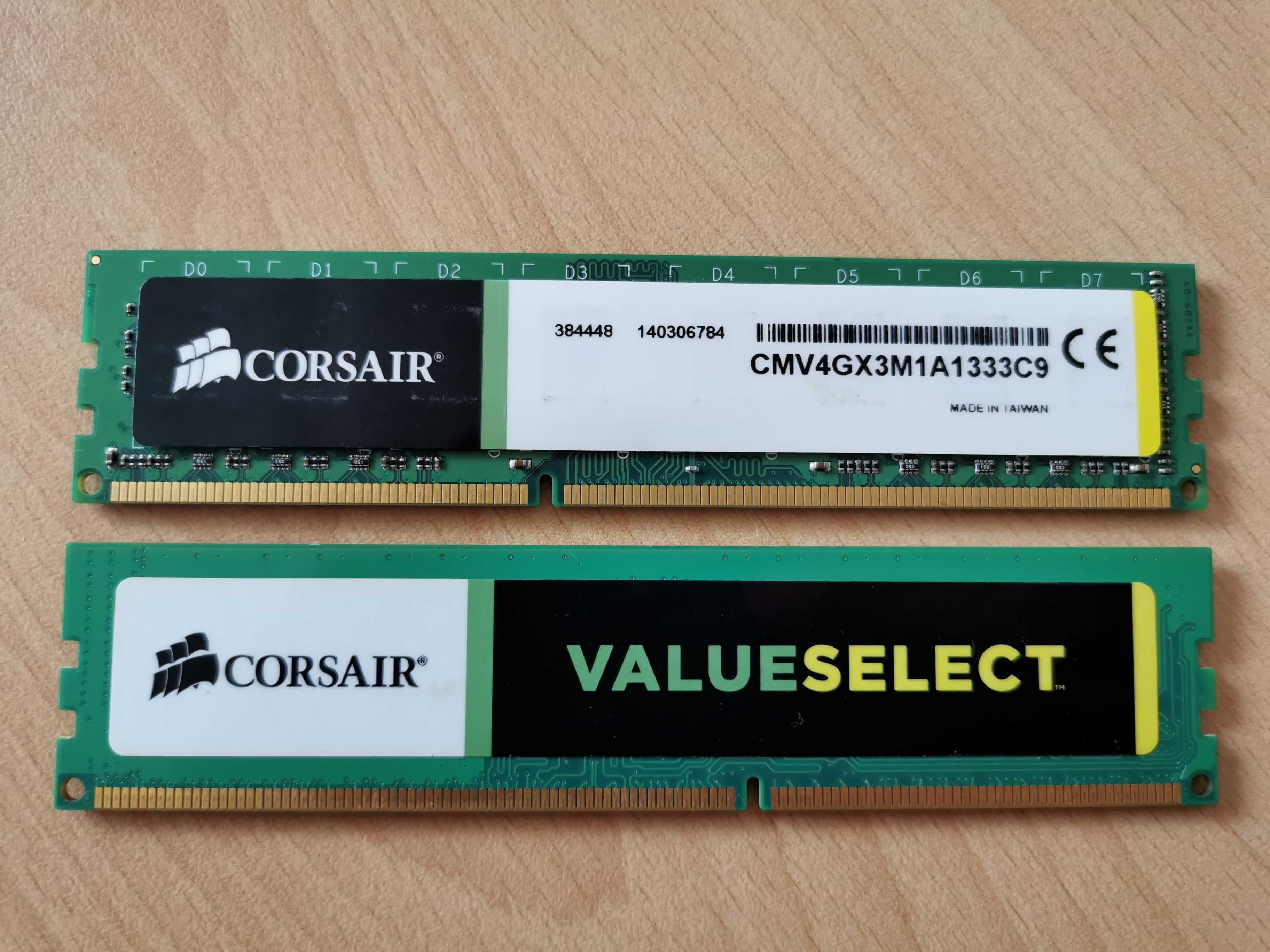 Corsair Value Select 8GB (2x 4GB) 1333MHz DDR3 рам памет