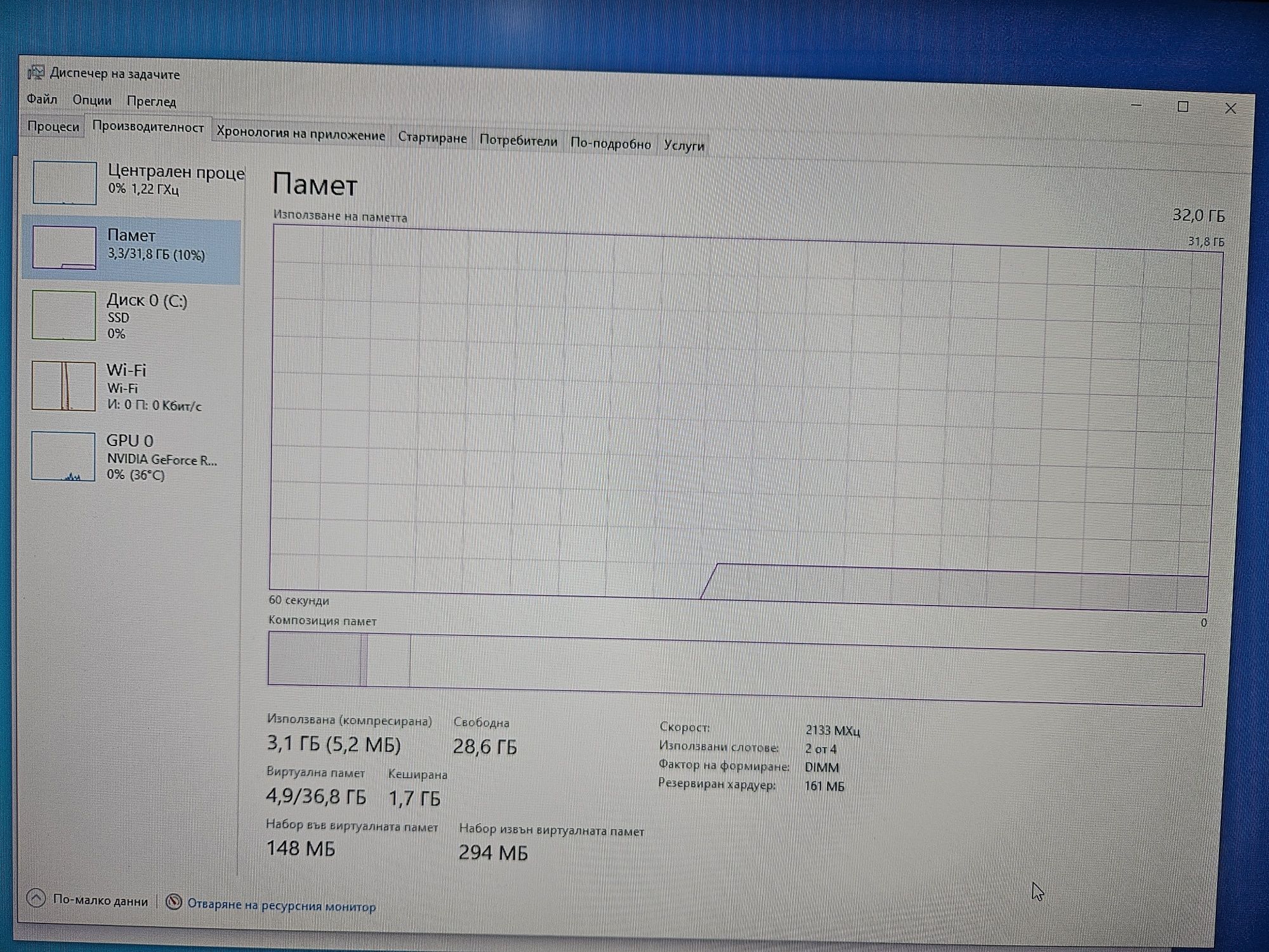 Мощен Геймърски PC - 32GB RAM, RTX 2060 Super 8GB, 14 Cores/28T Xeon E