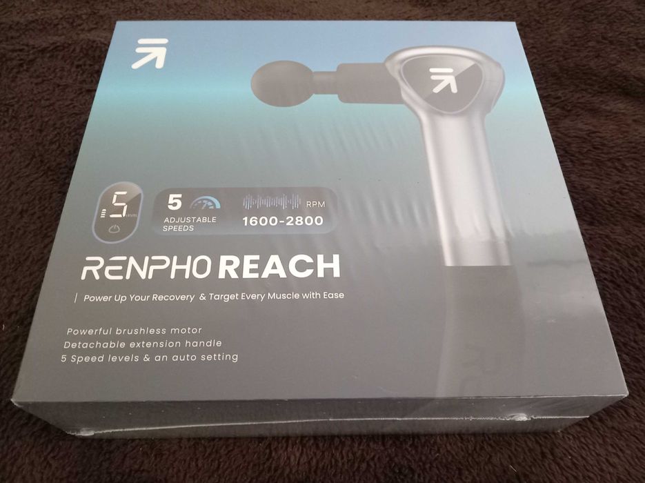 Aparat de masaj Gun Renpho Rich cu extensie pentru maner - Sigilat