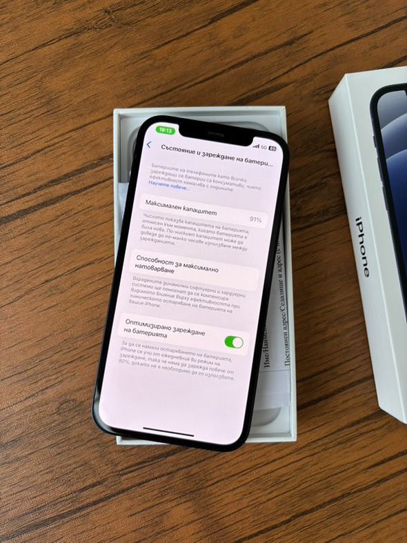 iPhone 12 тъмно син