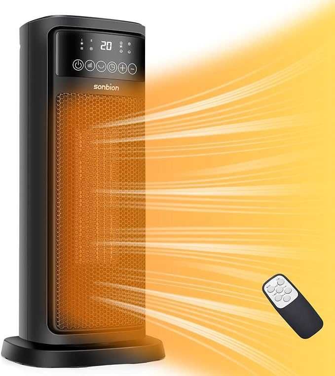 încălzitor electric de 2000 W cu termostat