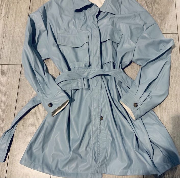 Camasa/rochie imitatie piele,oversized(zara,bershka,stradivarius)