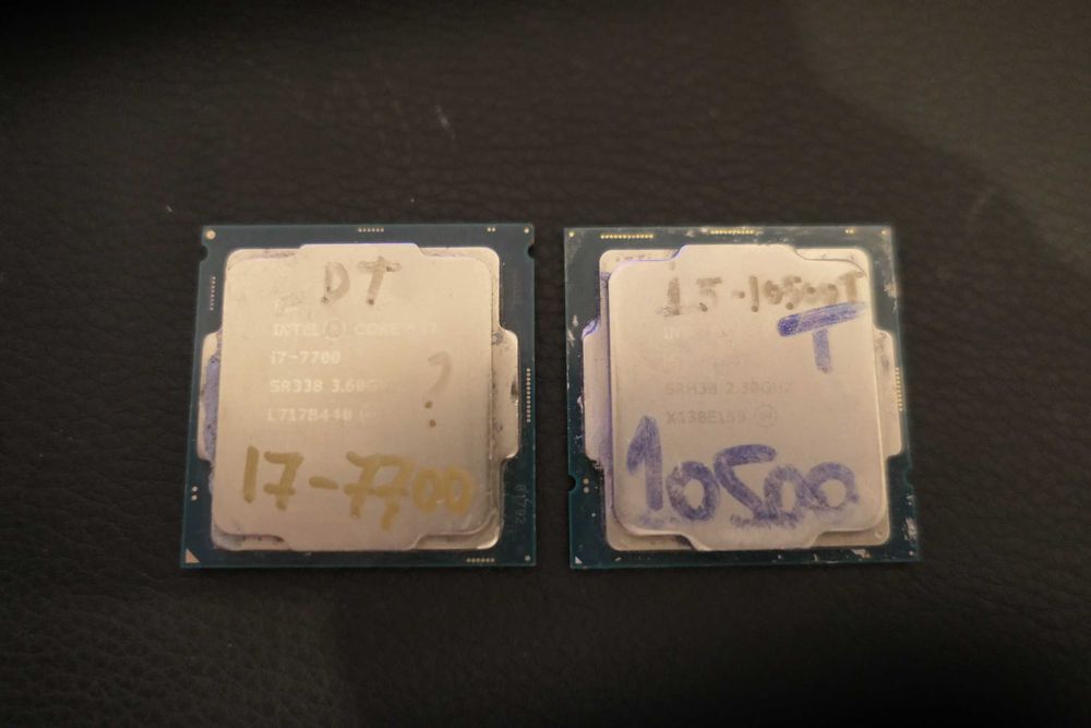 DEFECT Procesor Intel Core i5-10500T i7-7700 i7-4770 i7-3770 cu erori