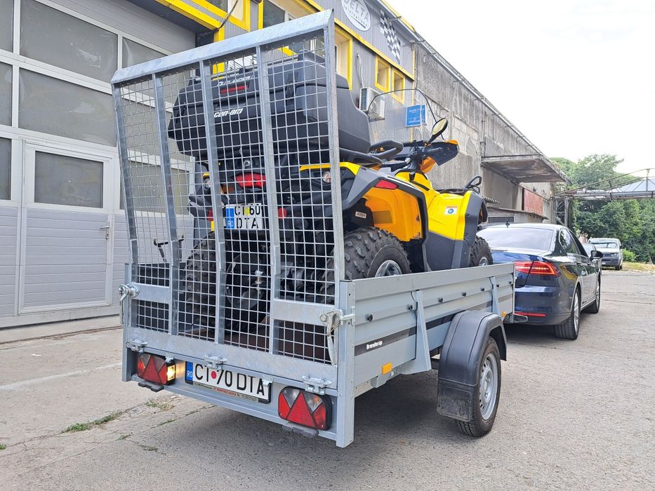 Vând remorcă Brenderup 2260s cu rampă de atv