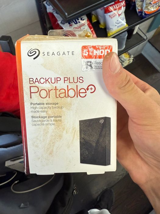 HDD extern Seagate Expansion Portable, 5TB, 2.5", USB 3.0, Negru