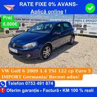 posibilitate rate fara avans~Golf 6~1.4 benzina~E5~hatchback