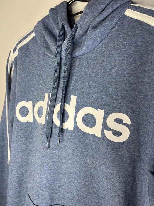 Adidas Essentials 3-Stripes Hooded Sweatshirt Мъжко Горнище