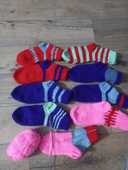 Носки шерстяные  новая пряжа