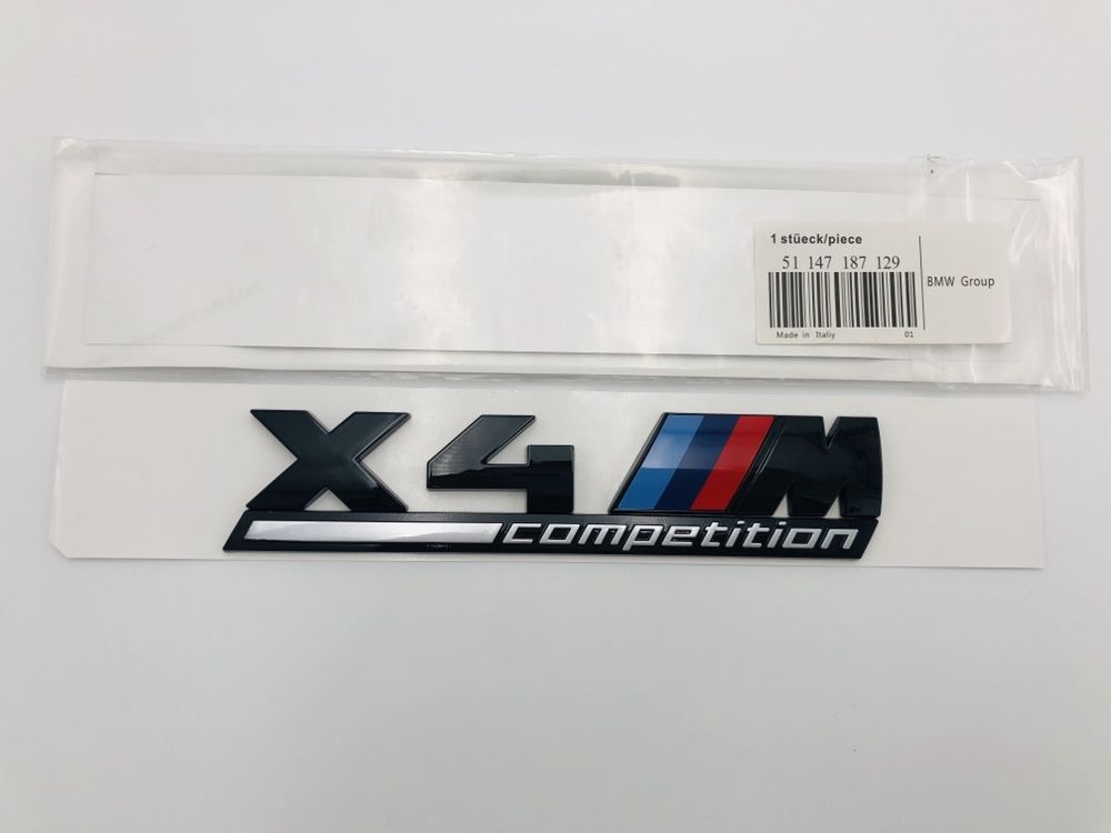 Emblema BMW X4M Competition