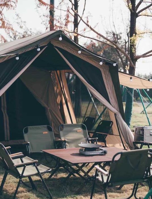 Cort glamping Eko CT16 Tunnel, suprafata 16mp, doua camere