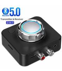 Bluetooth 5.0 adaptor 2in1 Receiver si Transmitter NFC Aux Nou