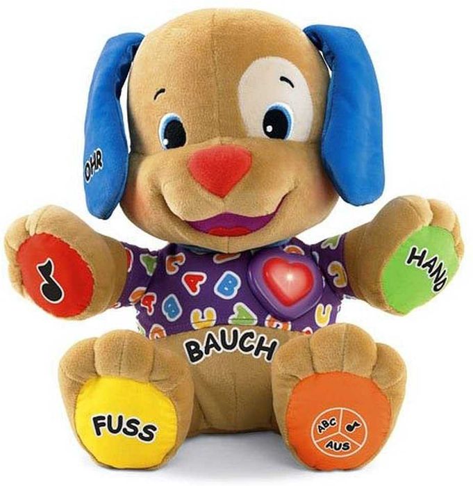 FISHER PRICE Умно плюшено кученце LAUGH&LEARN NEW, на немски +диск