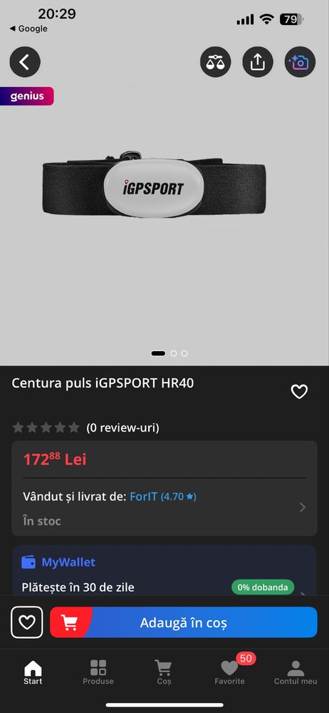 Vând Ciclocomputer IGPSPORT