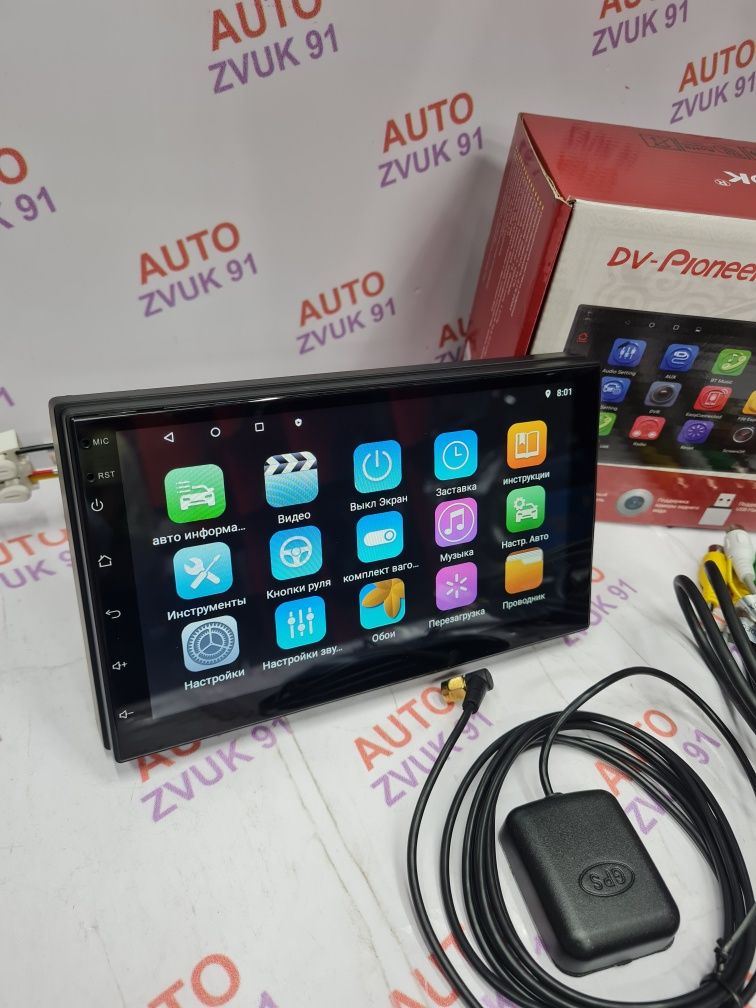 АКЦИЯ!! Магнитола 2дин Андроид/Android. DSP. PIONEER!!!   5D экран !!