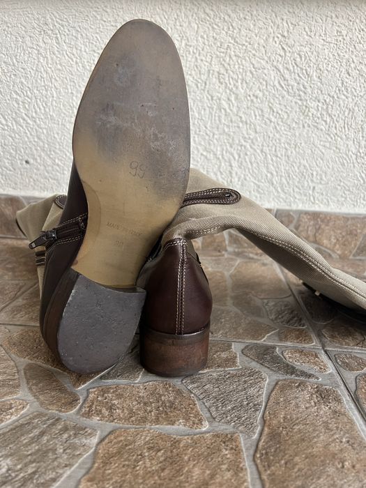 Cizme din piele - dama