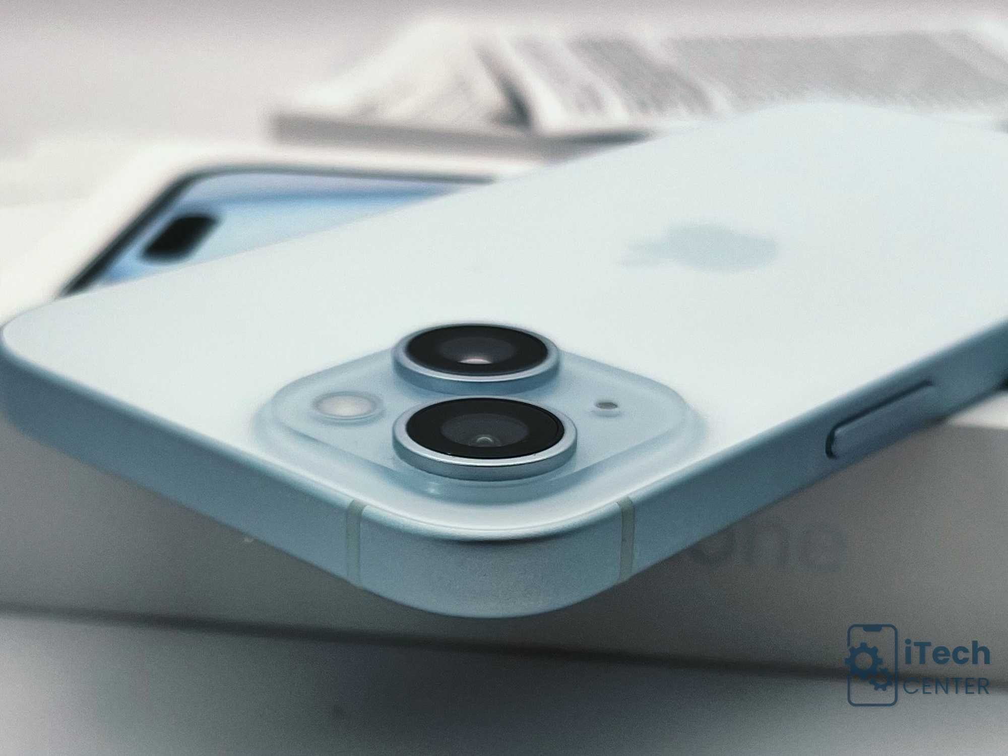 iPhone 15, 128GB, Blue, 99% батерия, КАТО НОВ, 1г. ГАРАНЦИЯ!