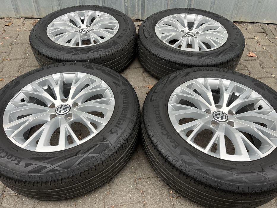 Jante aliaj 5x112mm, 215/65 R17 DOT 2022! VW Tiguan Audi Q3 Seat Skoda