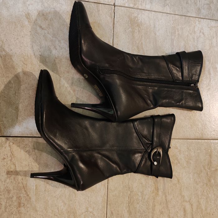 Дамски боти, естествена кожа, 39 номер