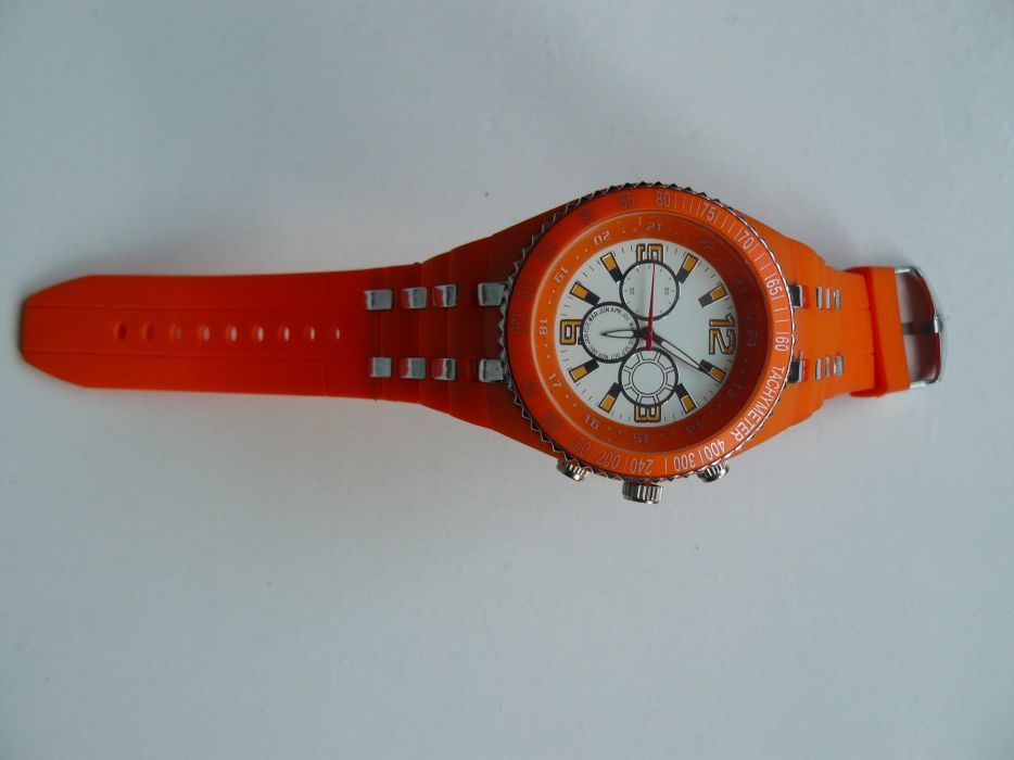 Ceas Unisex BIG Color cu mecanism quartz si curea din silicon,4 Modele