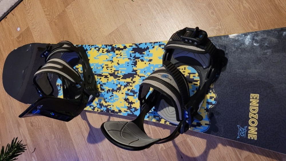 Placa snowboard 120 pentru copii cu legături și boots 35