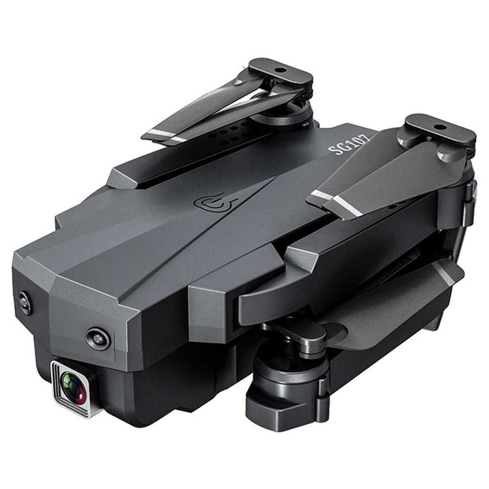 Дрон STELS SG107, Двойна камера 1080p, Черен
