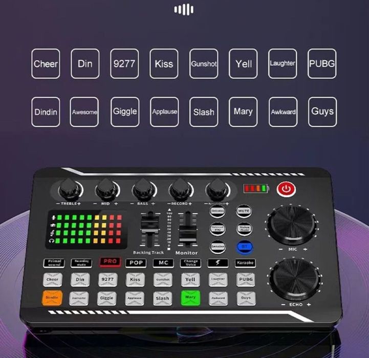 Bluetooth Audio Mixer DJ, Consola DJ cu Bluetooth și efecte de sunet