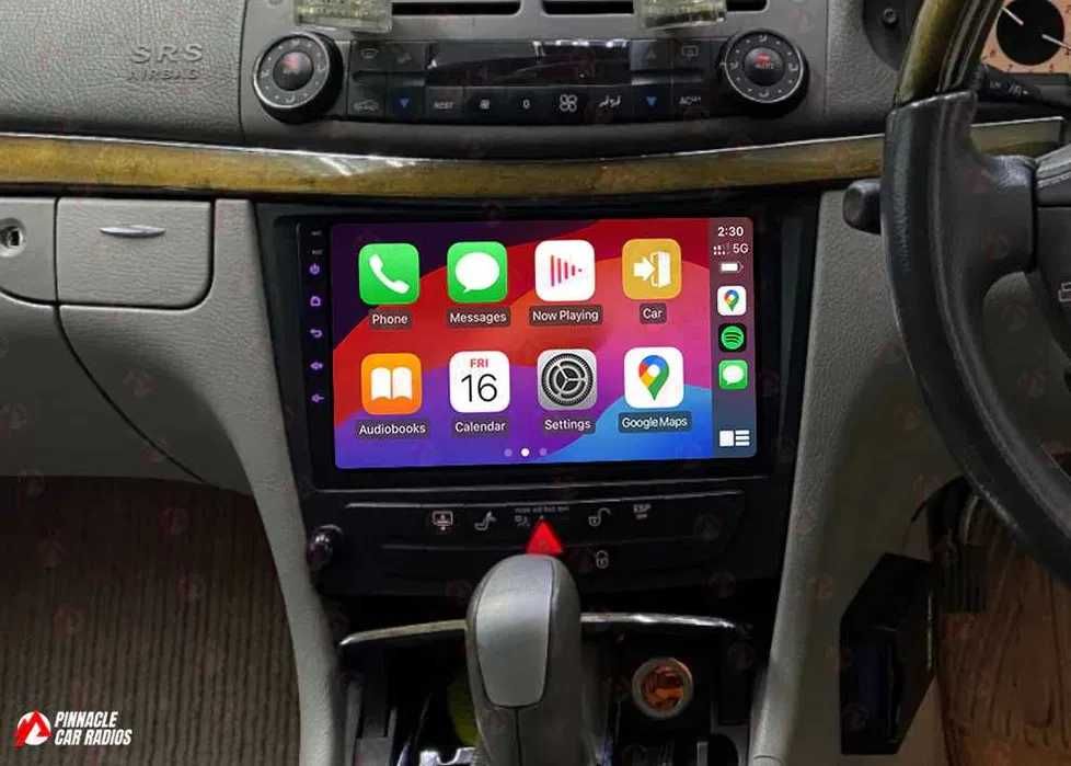 Navigatie GPS Mercedes E Class W211 E200 W219 CLS CarPlay QLed 1-8GB