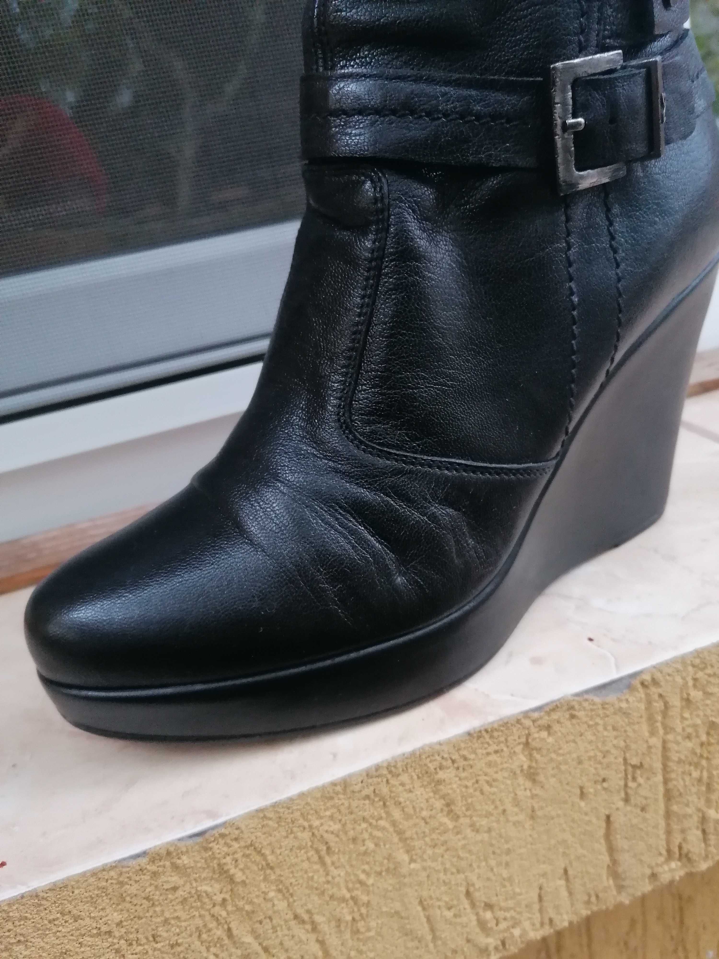 Cizme de dama din piele