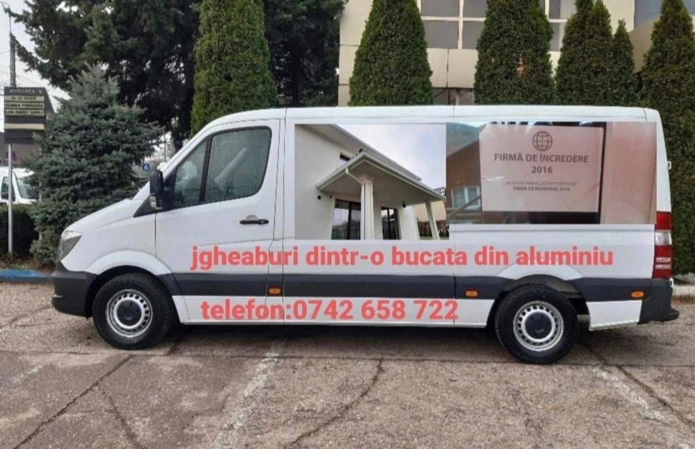 Jgheaburi și burlane dintr-o bucata din aluminiu m