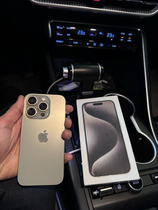 Iphone 15 pro 128gb с коробкой, покупался в мечте