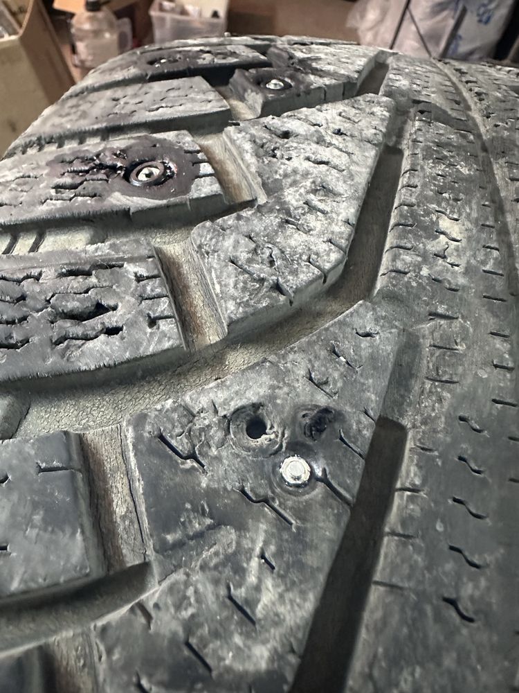 Шипование авто шин