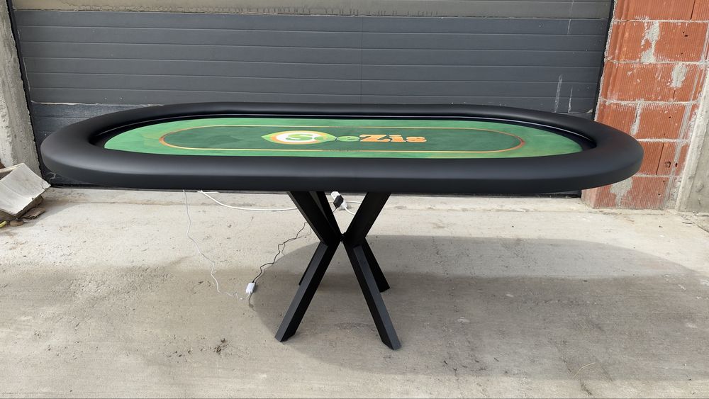 Mese poker cu felt interschimbabil rapid CustomTables.eu capac lemn