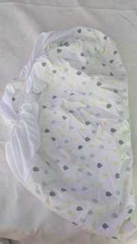 Чисто ново чаршавче за легло за бебе с ластик само изпран нов 18лв.