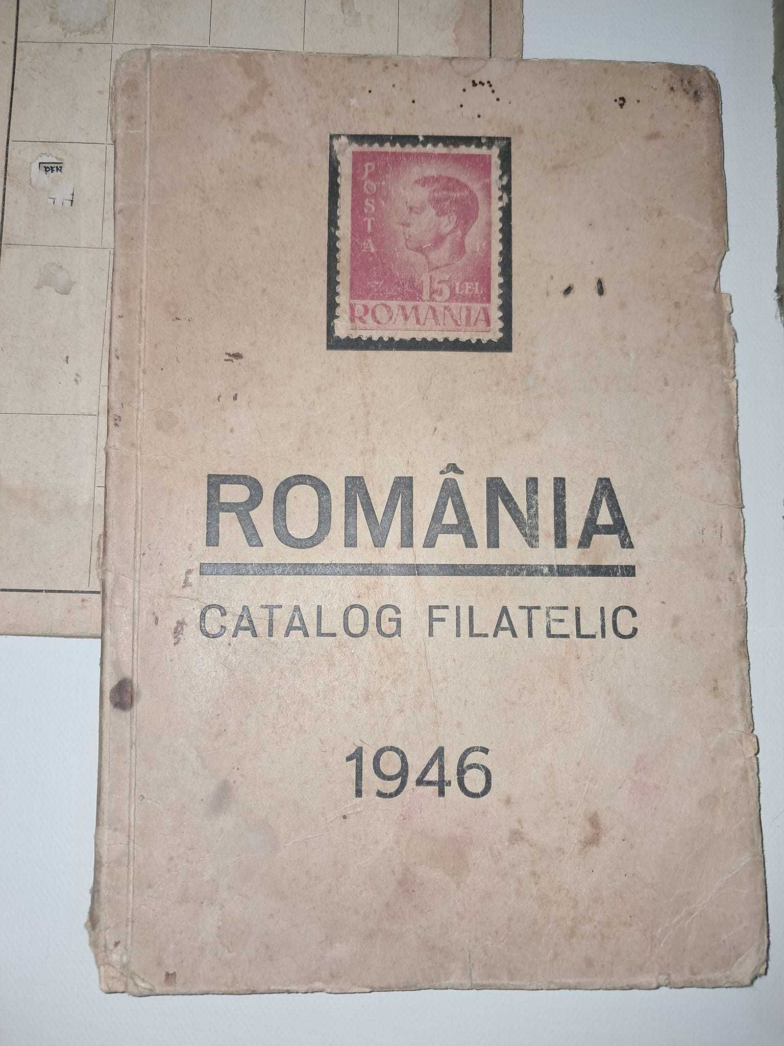 cataloage filatelice vechi românești și străine