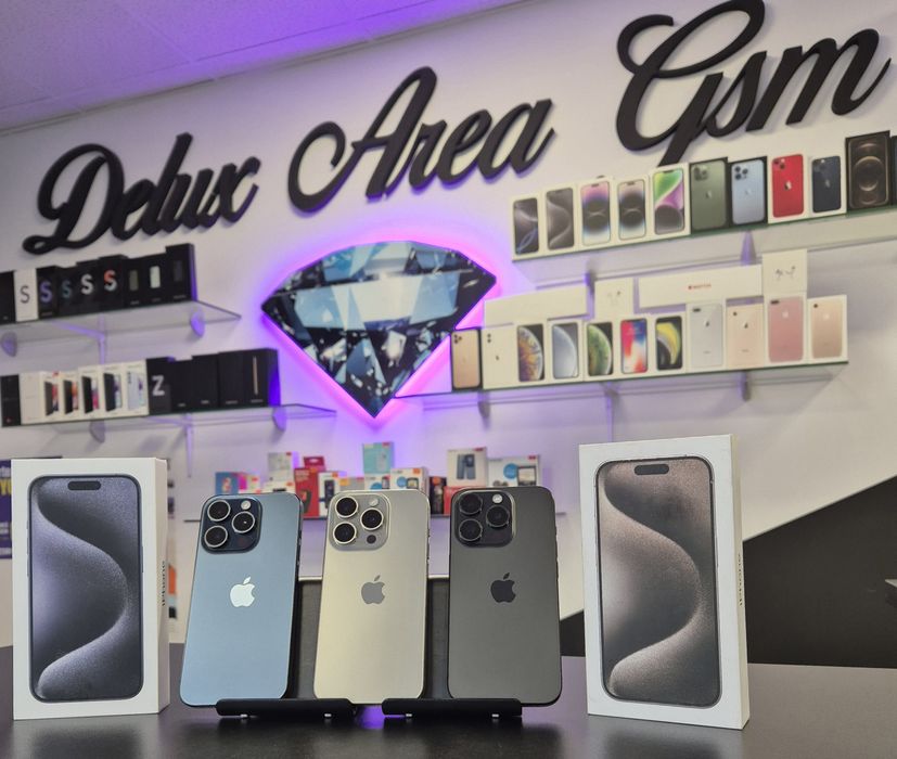 Iphone 15 Pro Max / 256/512GB / Titanium Black/Natural/Blue / DeluxGSM