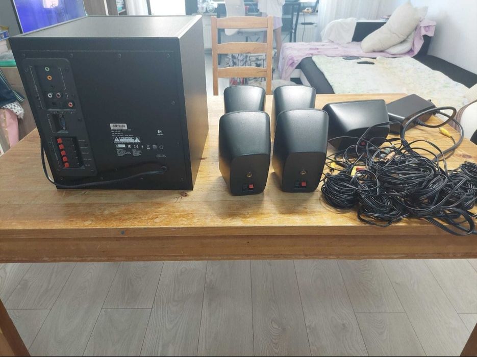 Boxe Logitech 5.1 Z906, 500W RMS(descriere!)