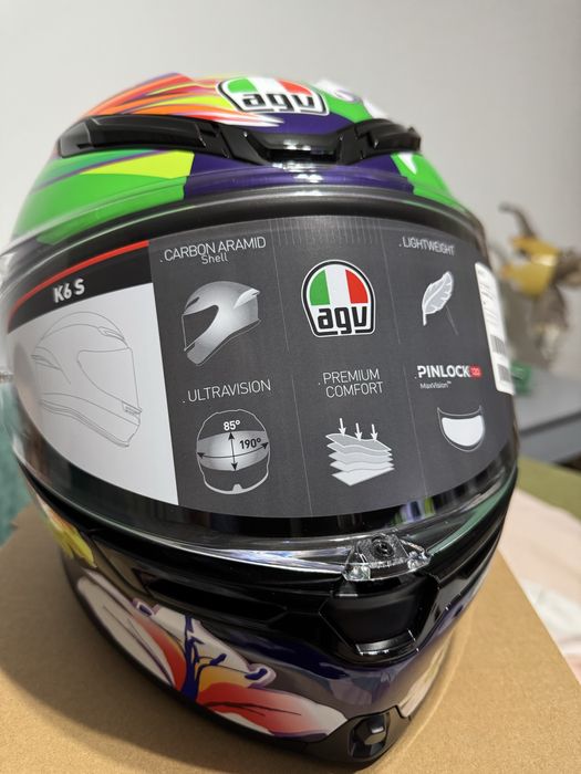 AGV k6 s - noua , nepurtata Morbidelli edition