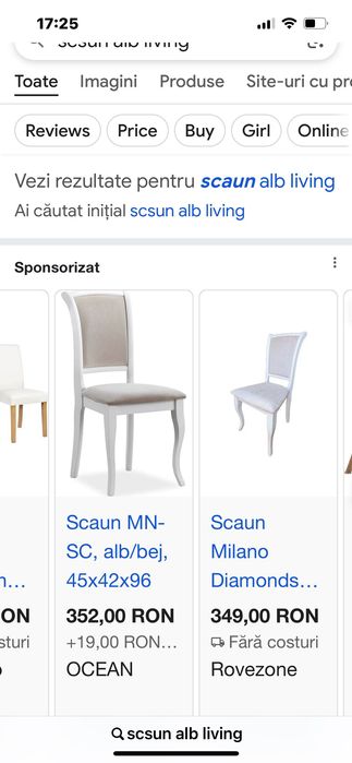 Scaune de living ,în stare foarte bună se vând toate 6 buc ,