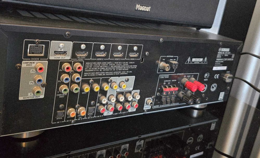 Sistem Hi-Fi Yamaha RX-V371 + boxe 5.0 Magnat Monitor Supreme