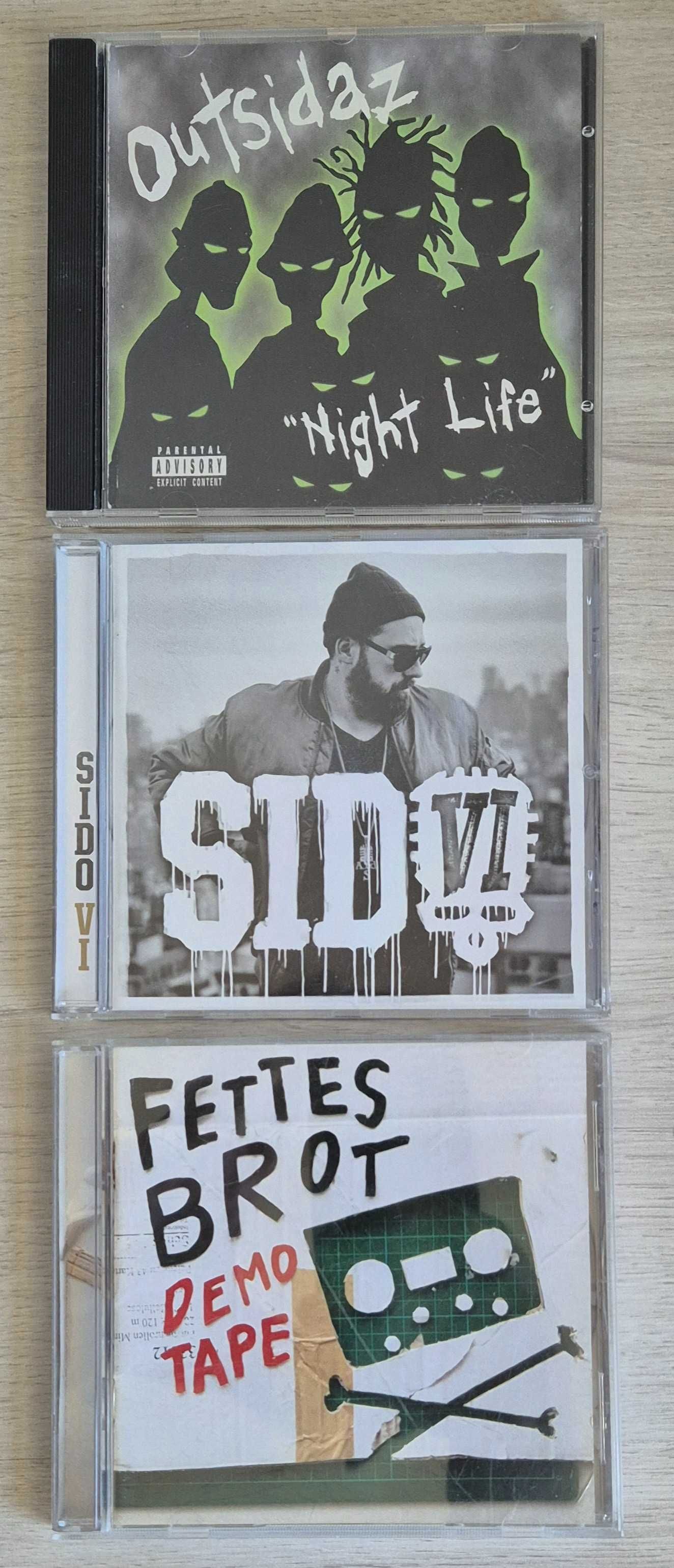 Lot 3 CD-uri Hip-Hop - Outsidaz, SIDO, Fettes Brot