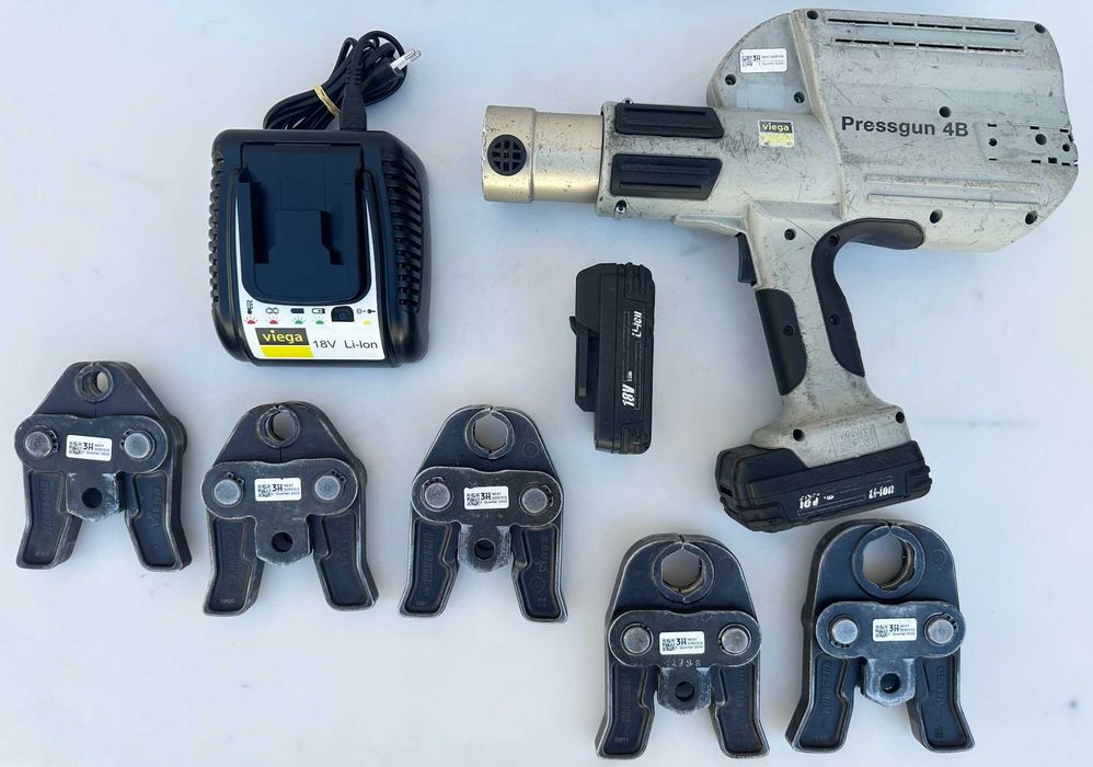 Viega Pressgun 4B - Акумулаторна преса за пресфитинги 15/18/22/28/35