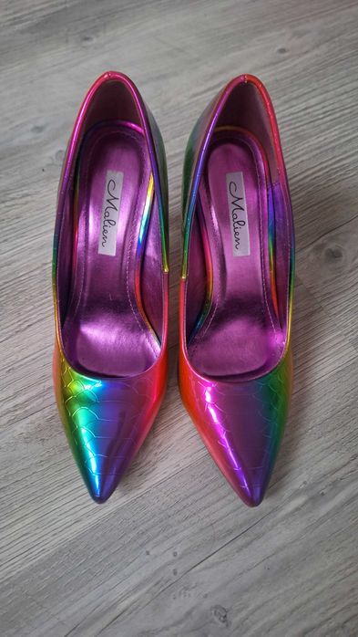 Pantofi Malien Multicolori, dama, stiletto