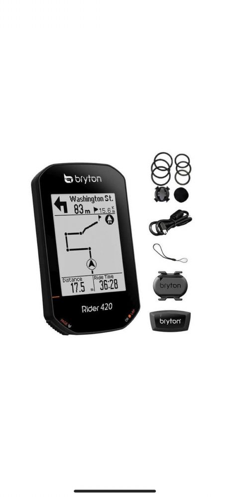 Ciclocomputer bicicleta BRYTON RIDER 420T GPS set (CAD+HRM)