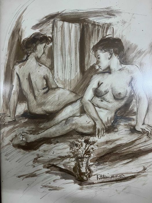Tablou vechi/Gian Pietro Restellini(1895-1978)!