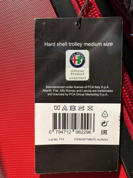 Чисто нов куфар Alfa Romeo