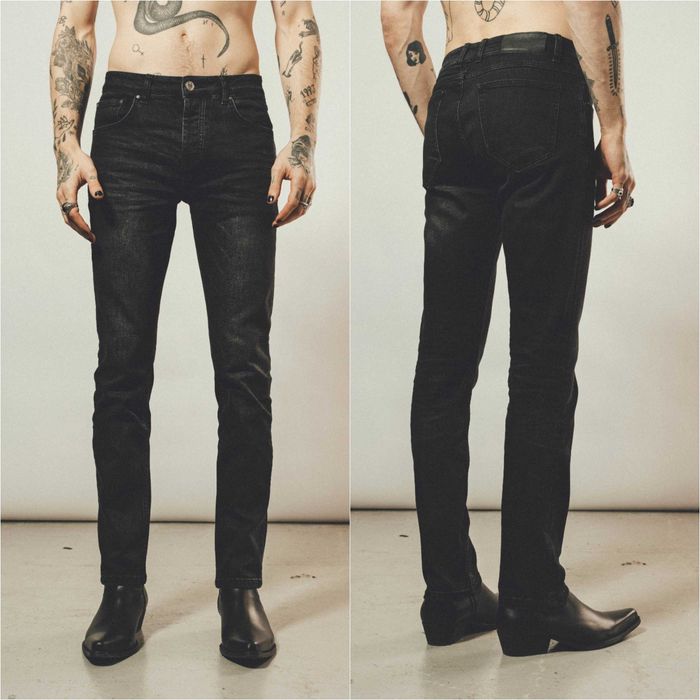 Нови черни дънки 117 Essential Jeans Other UK Vintage Black размер 32
