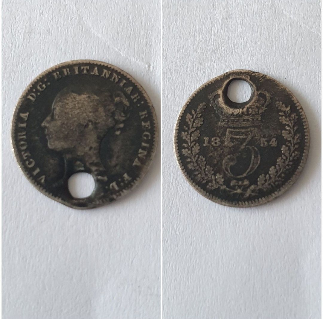 3 penny 1854 Victoria