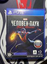 Диск человек паук майлз моралес ps 4