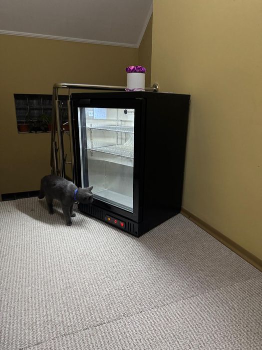 Vitrina frigorifica minibar negru produs nou